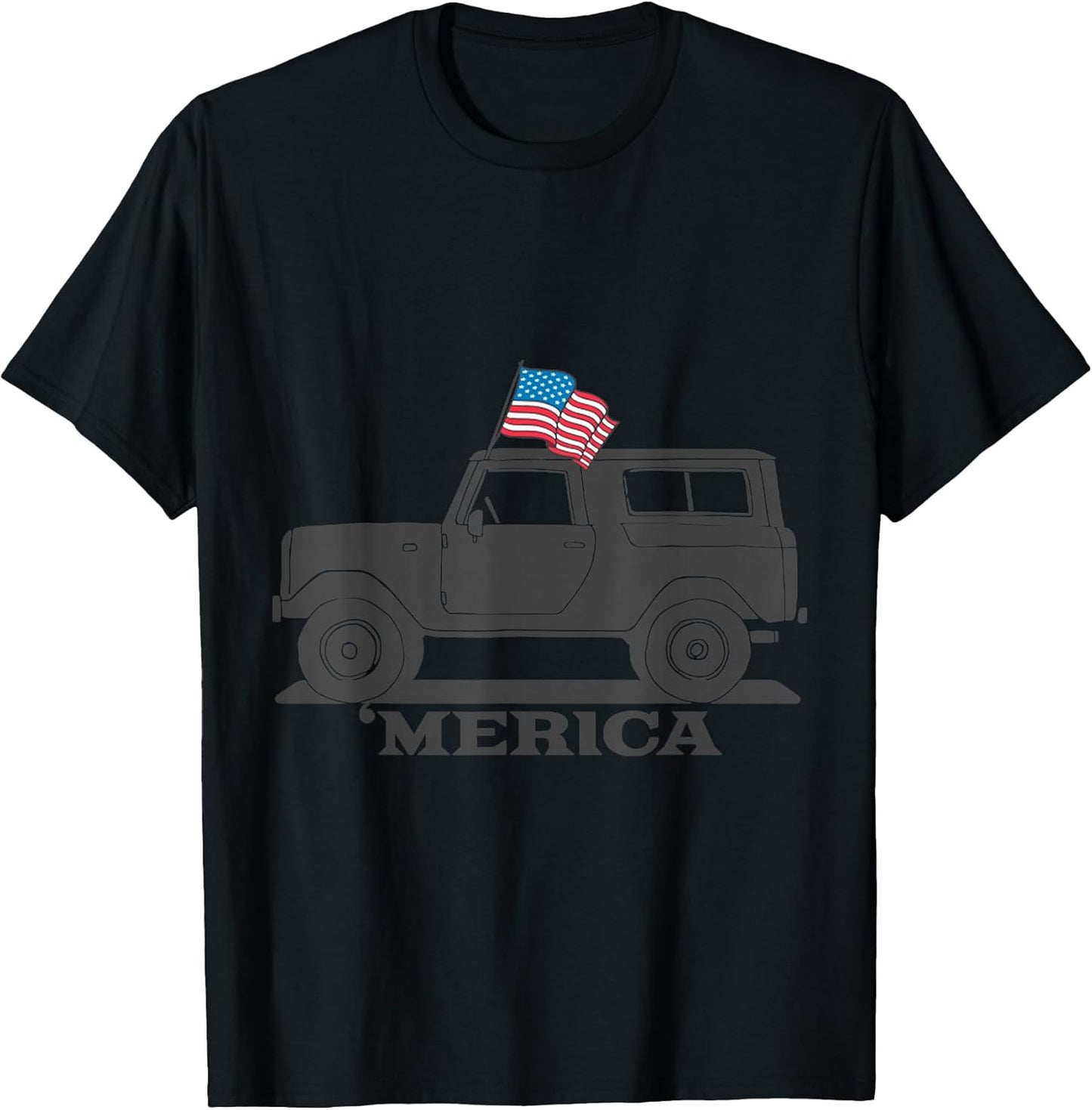 Vintage Bronco 4th of July Merica