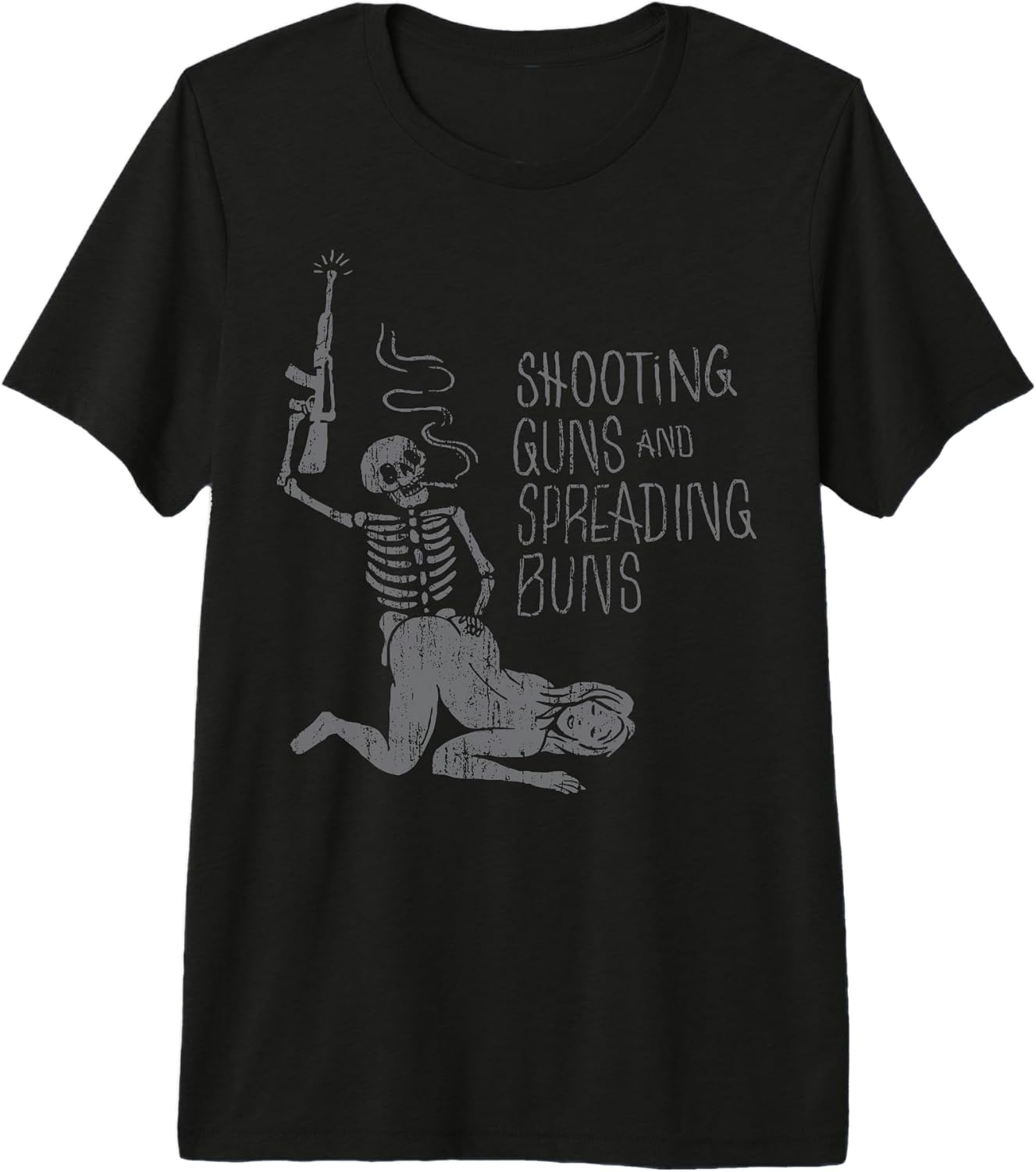 Shooting guns and spreading buns tees