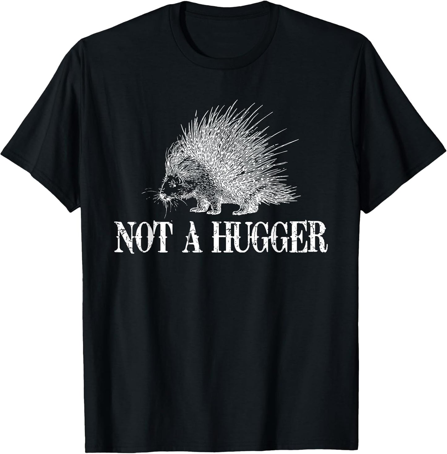 I Don't Hug Apparel Funny Introvert Porcupine Tee