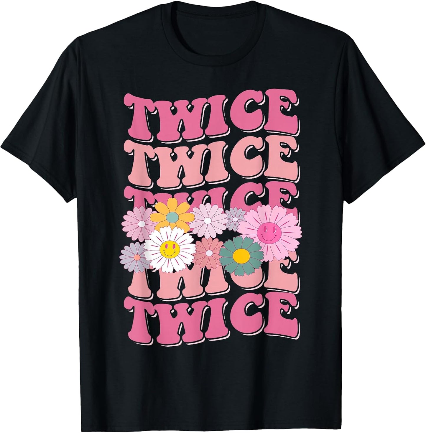 Girl Retro TWICE First Name Personalized Apparel