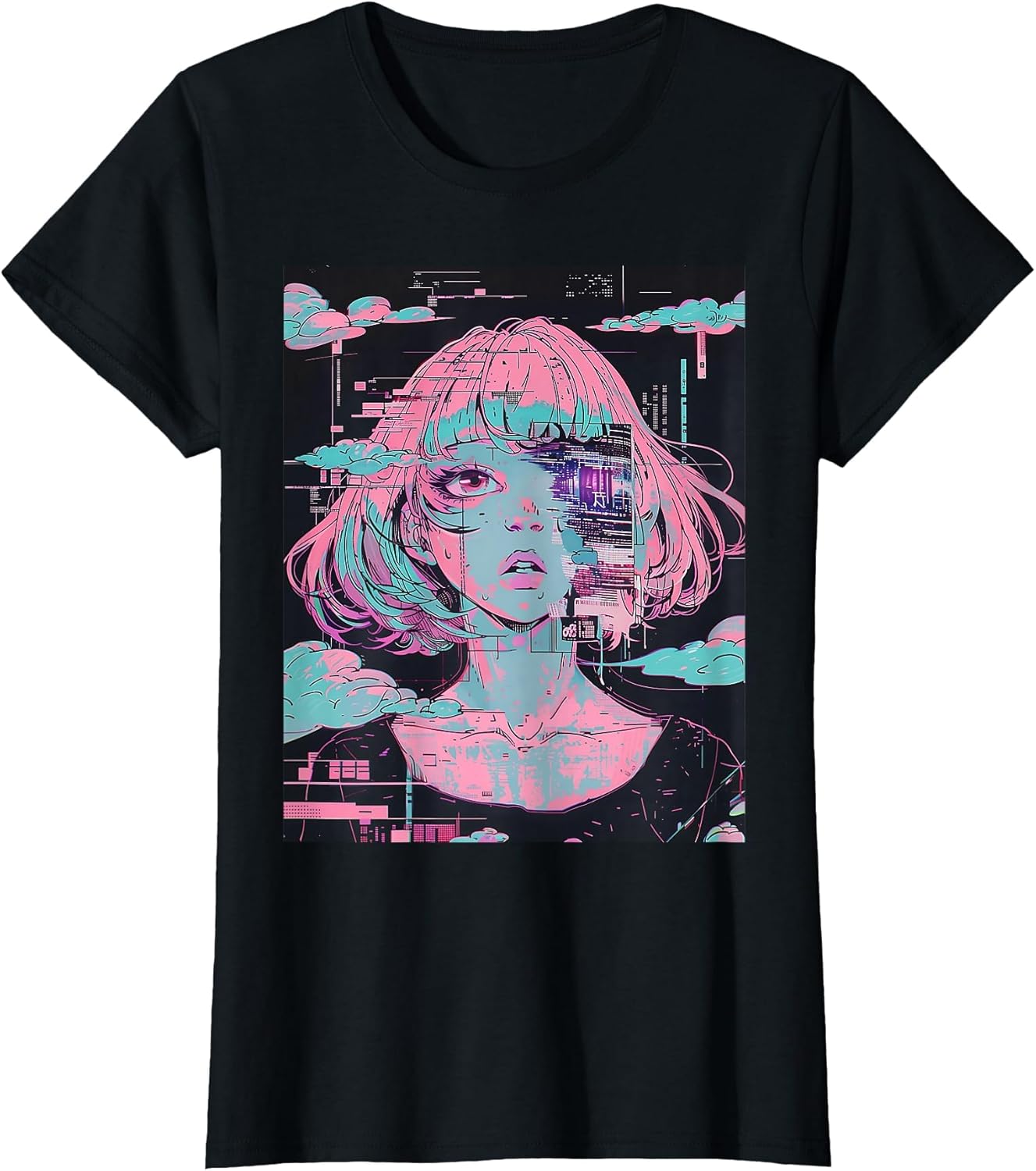 Depressed Clothes Glitchcore Vaporwave Clothing