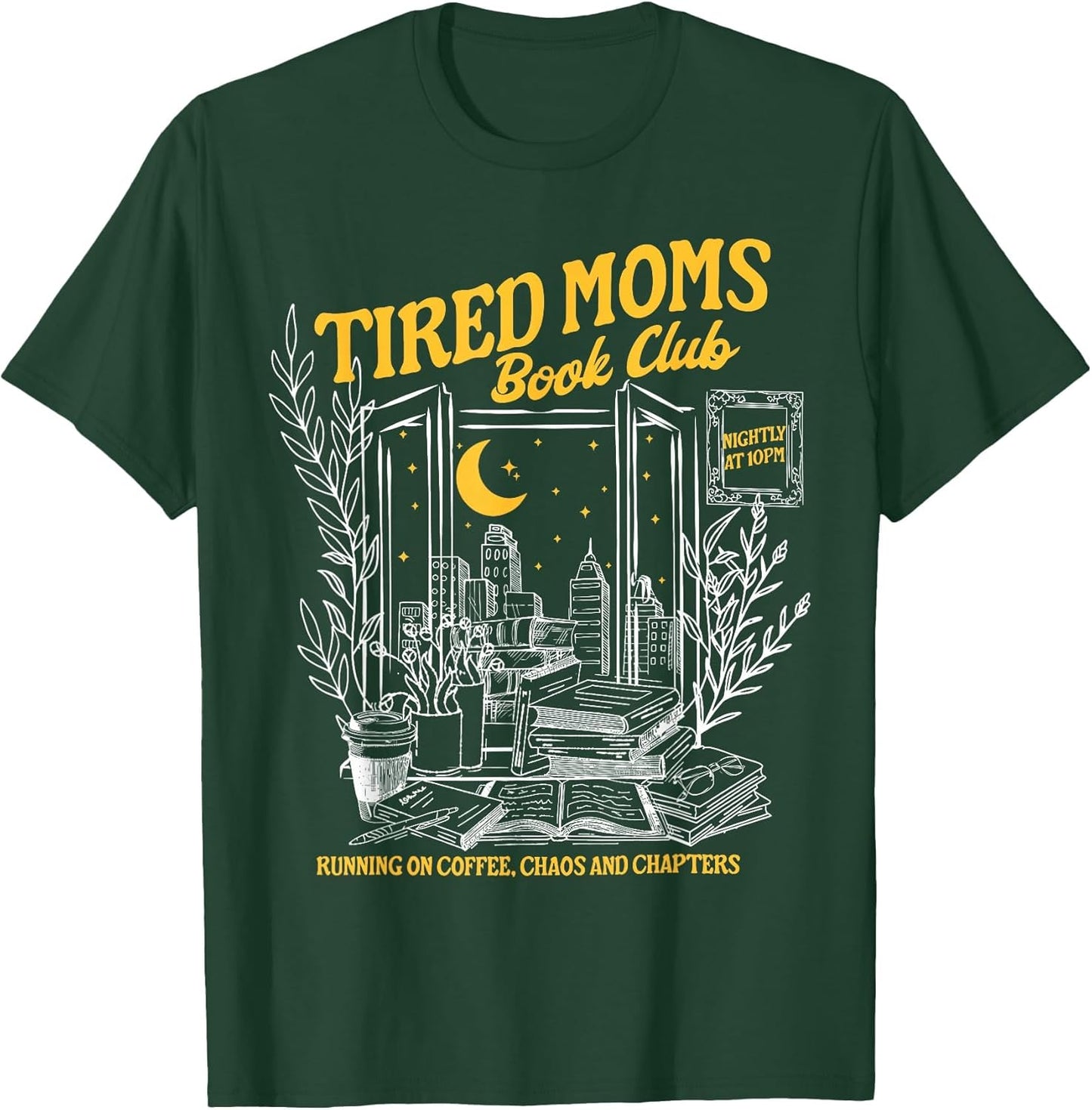 Retro Tired Moms Book Club Booktrovert Mothers Day