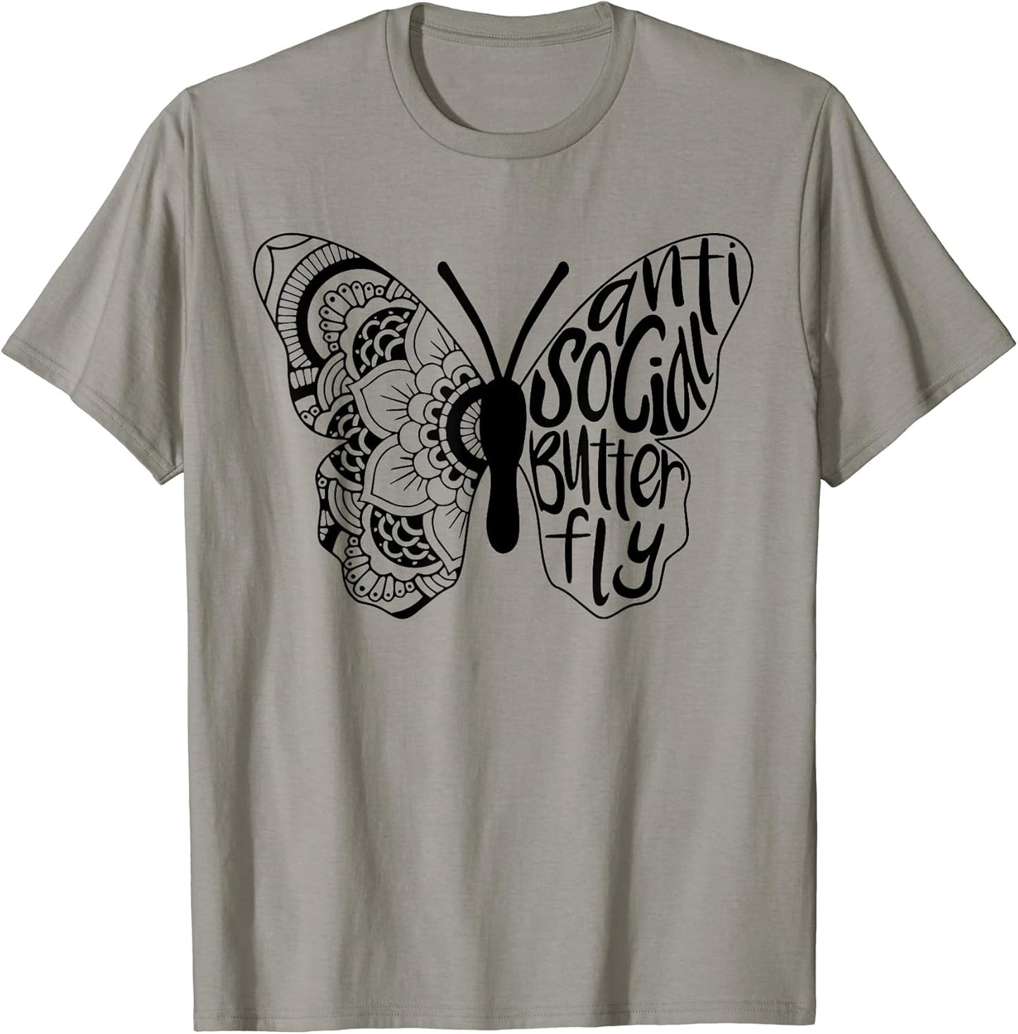 Anti-Social Butterfly Introvert By Merch