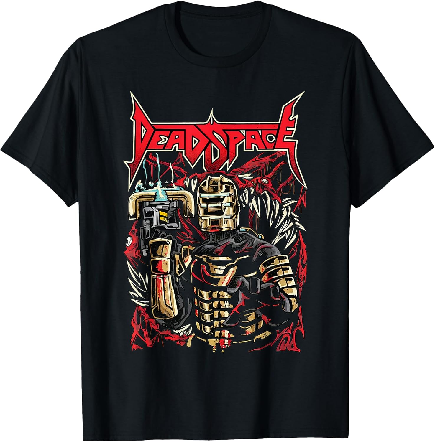 Retro Quote Dead Space Silence Funny Robot Vintage