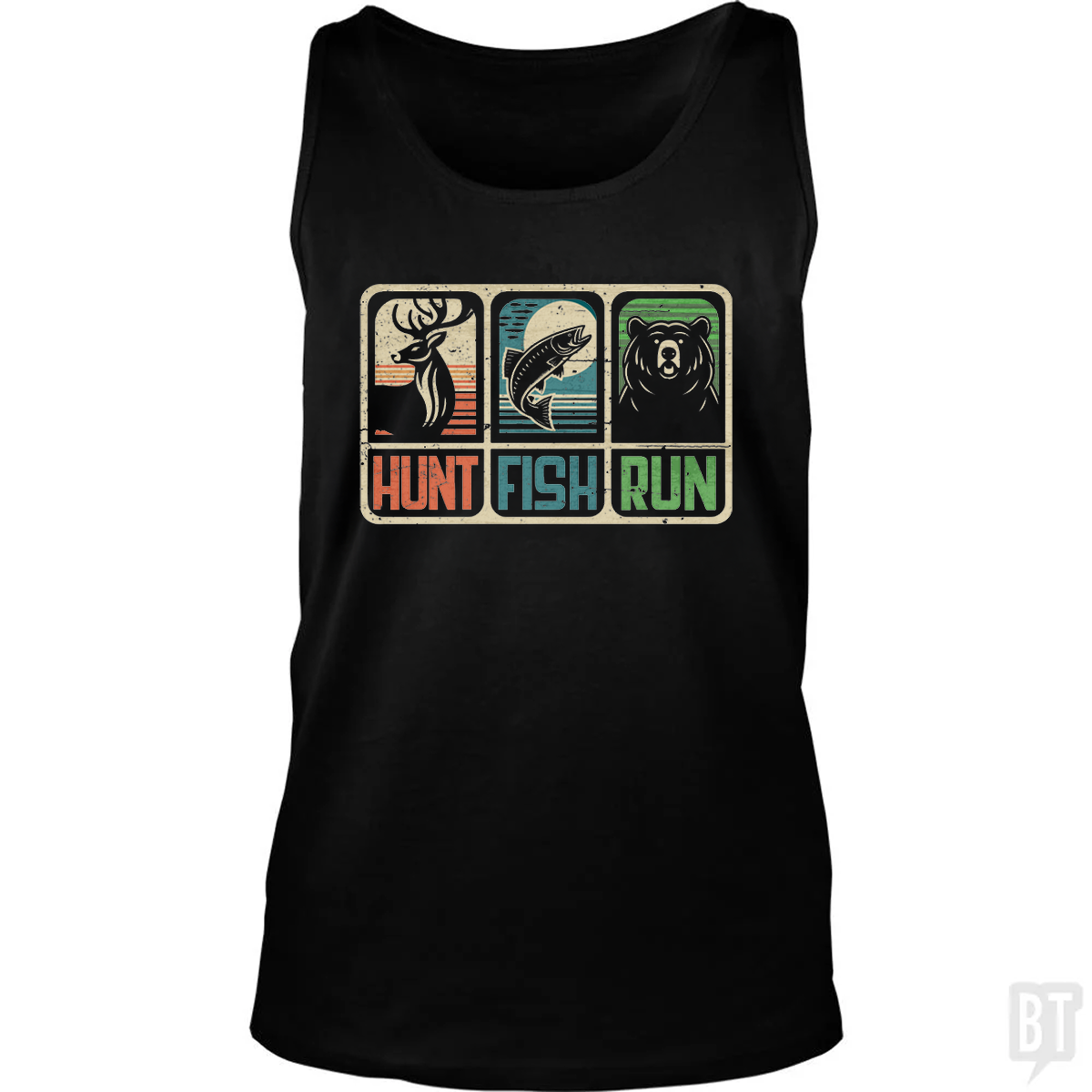 Hunt Fish Run Tank Top