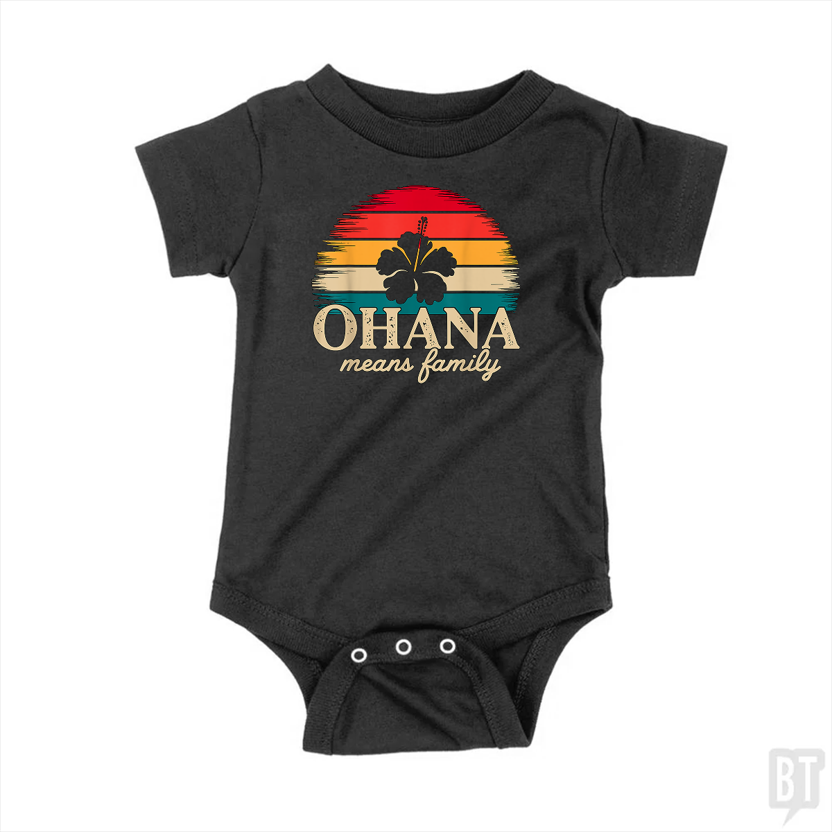 Ohana Means Family Baby One-Piece