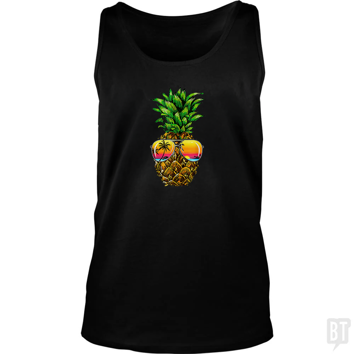 Sunglasses Pineapple Tank Top
