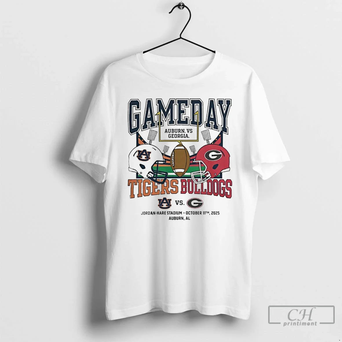 Classic Auburn Tigers Vs Georgia Bulldogs 2025 Gameday T Shirts