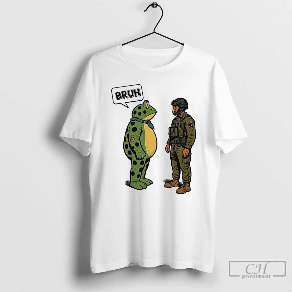 Classic Bruh Portland Frog Protest T Shirts