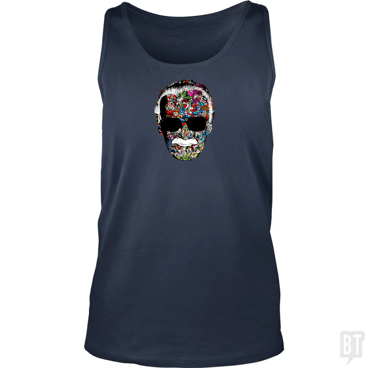 Stan Lee Man of Many Faces Tank Top