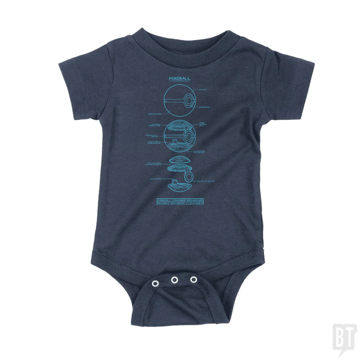 Pokeball  Baby One-Piece