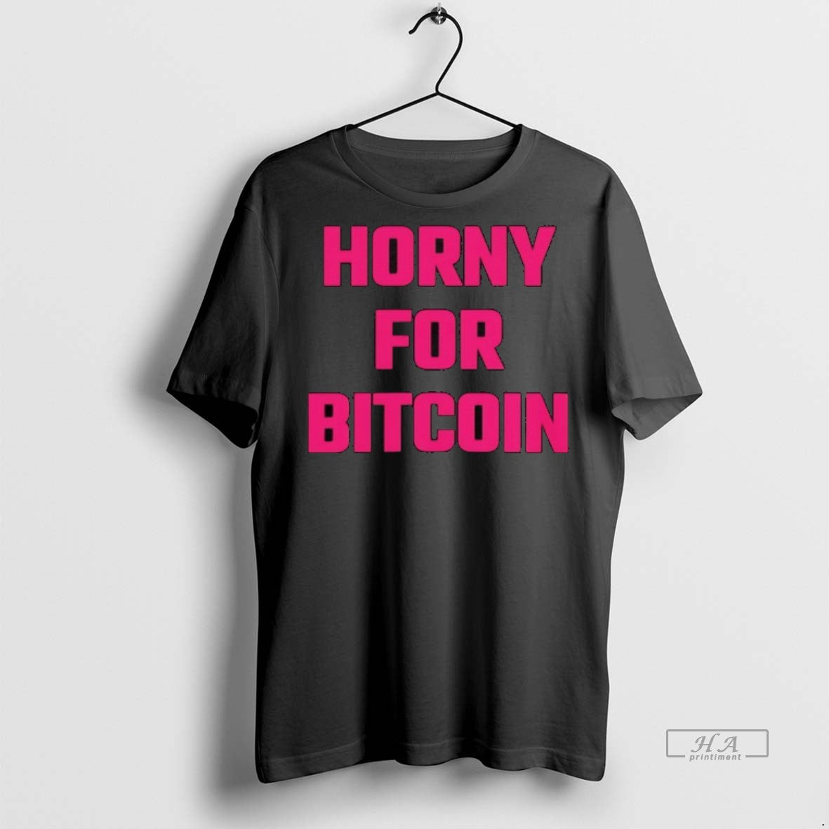 Official Trendy Horny For Bitcoin Tee Sweater