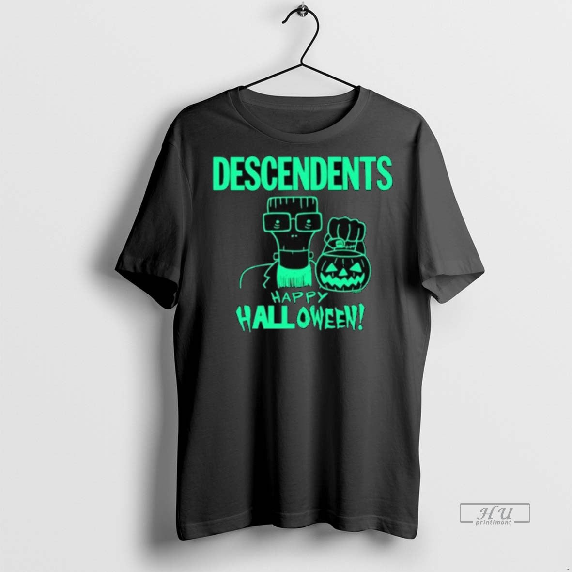 Officials Descendents Happy Halloween Black Long Sleve Tee Shirt Sweater