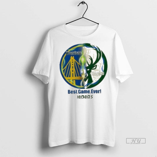 Officials Golden State Warriors Vs Milwaukee Bucks Best Game Ever 10 30 Tee Shirt Sweater
