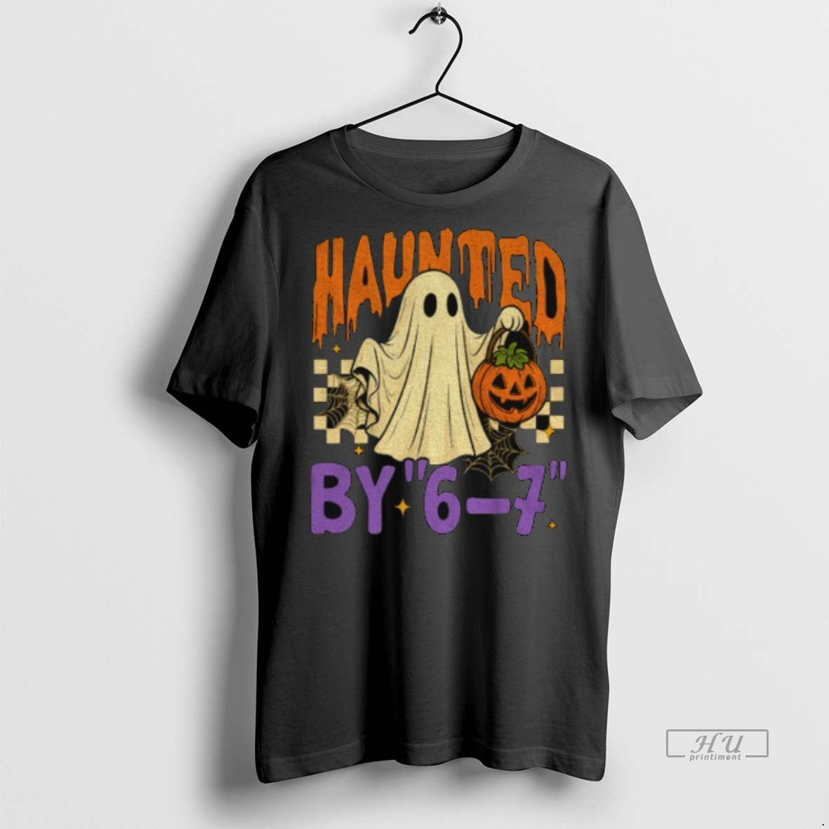 Officials Haunted By 6_e2_80_937 Halloween Ghost And Pumpkin Tee Shirt Sweater