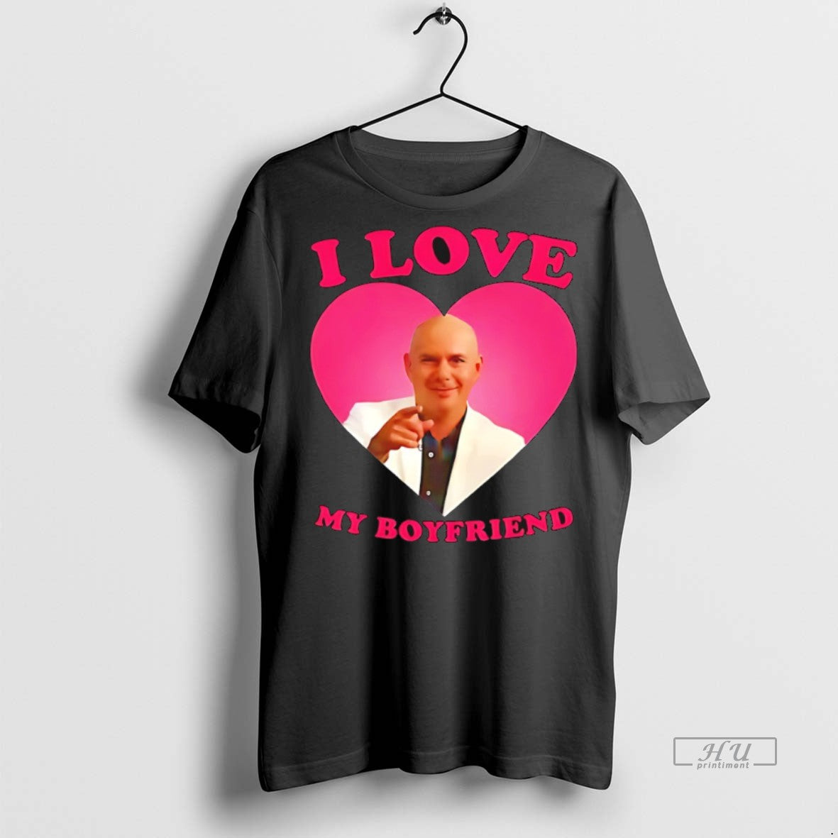 Officials Mr Worldwide Pitbull I Love My Boyfriend Tee Shirt Sweater