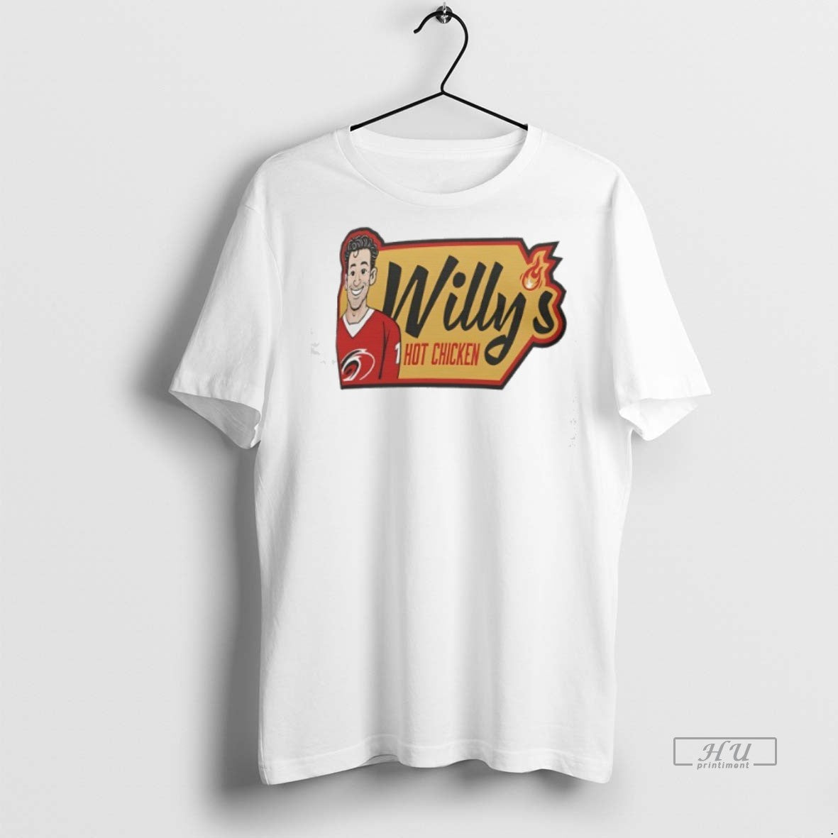 Officials Willys Hot Chicken Carolina Hurricanes Tee Shirt Sweater