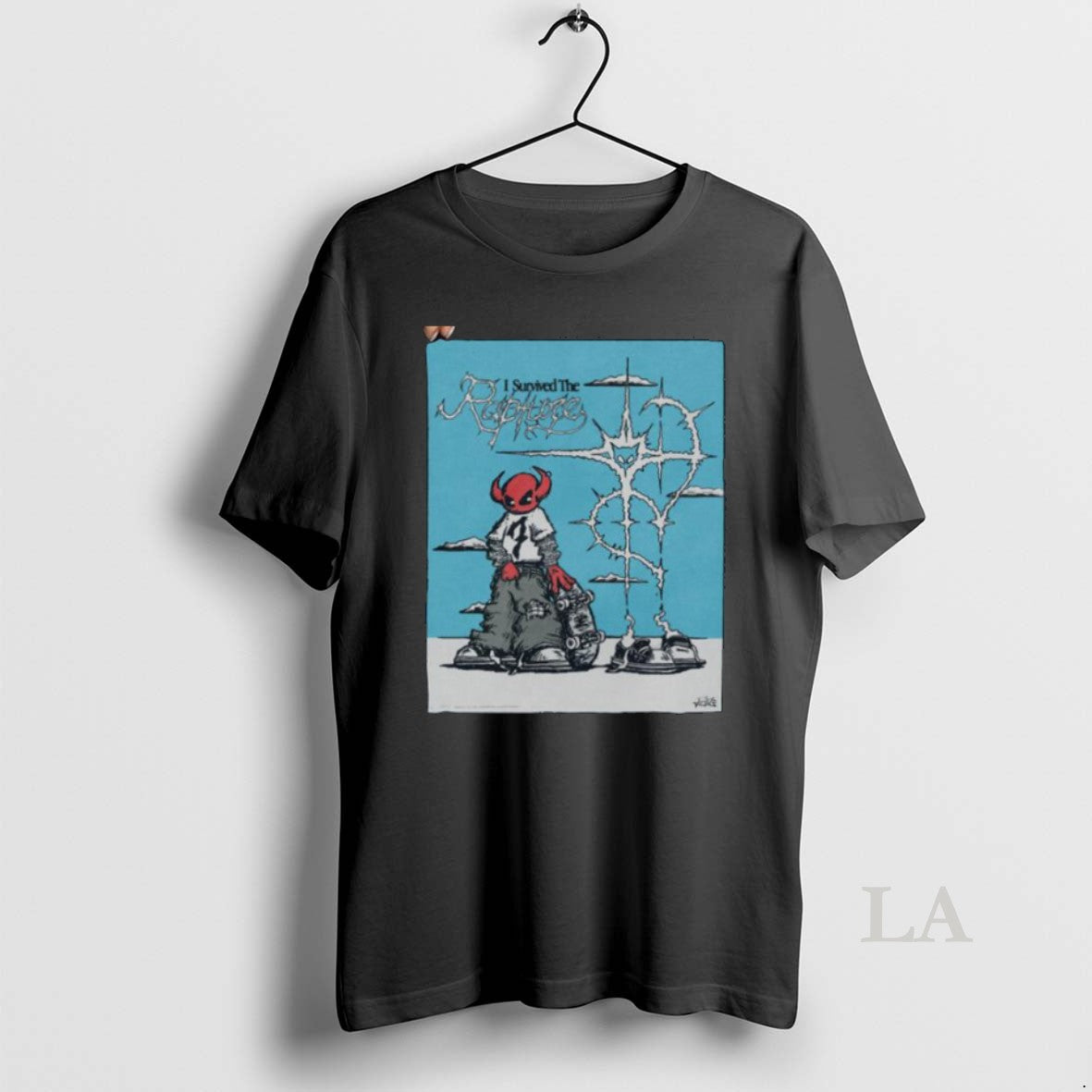 Original I Survived The Rapture Skateboard Tee0