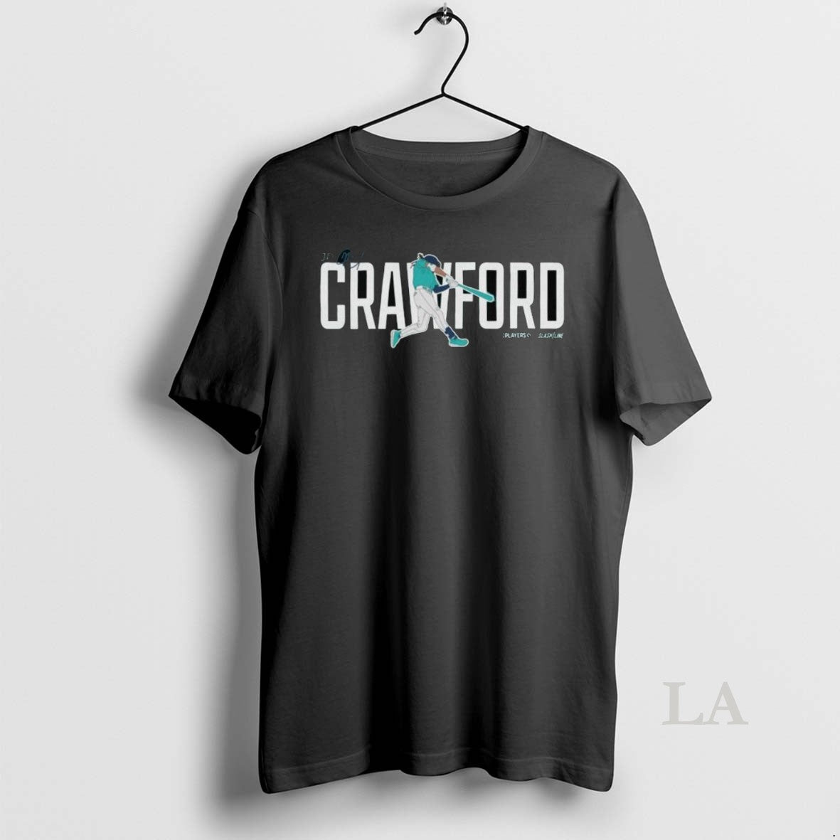 Original Jp Crawford Seattle Mariners Signature Long Sleve