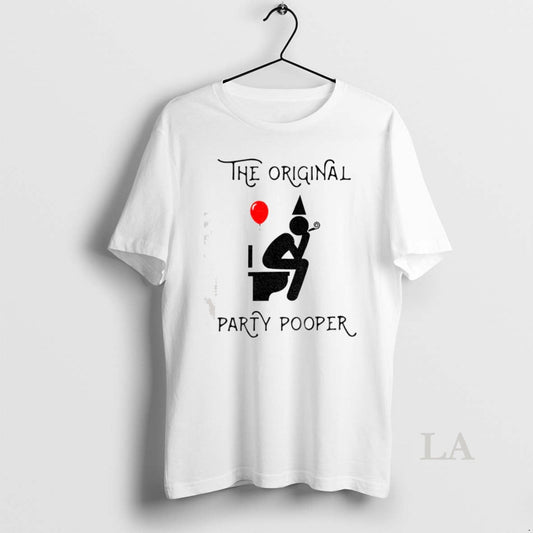 Original Toilet The Party Pooper T Shirt Lty8ke