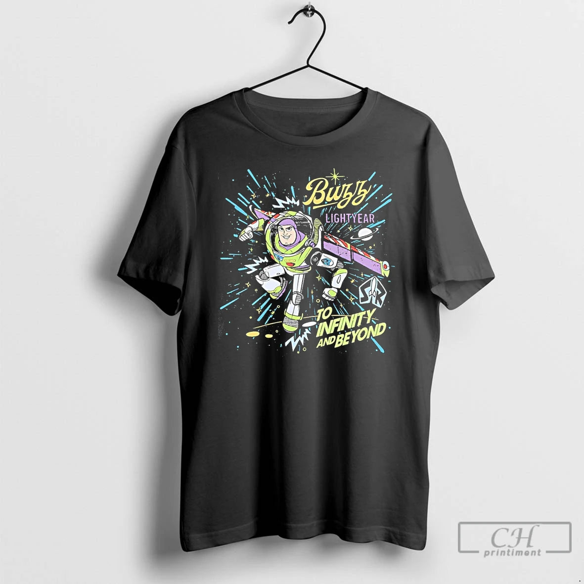 Premium Buzz Lightyear To Infinity And Beyond Toy Story Disneyland Family Trip 2026 T Shirts