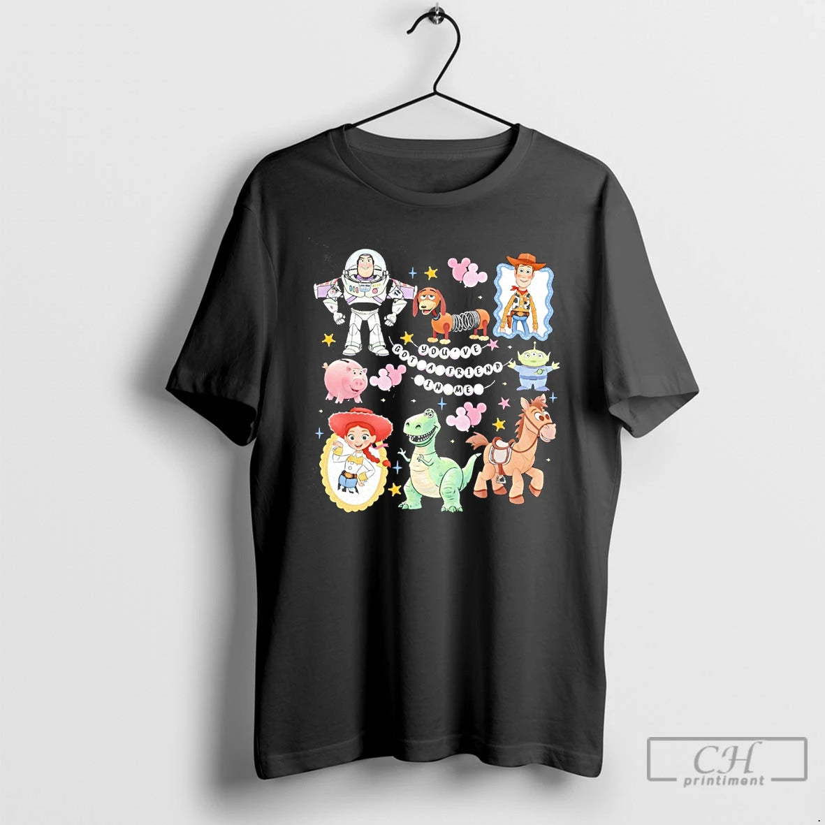 Premium Coquette Disney Toy Story Characters Youve Got A Friend In Me T Shirts Sweater