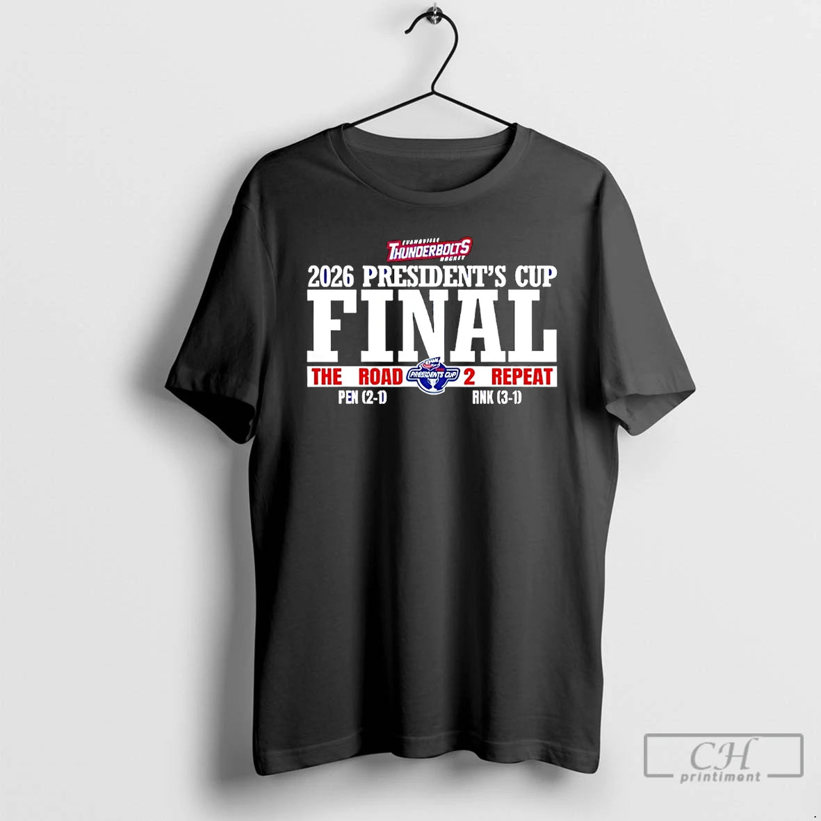 Premium Evansville Thunderbolts Hockey Presidents Cup The Road 2 Repeat 2026