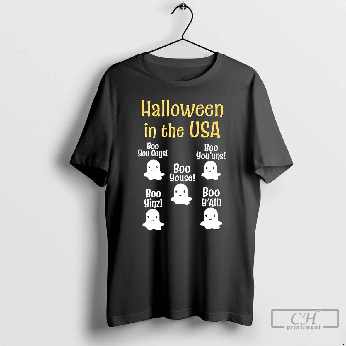 Premium Halloween In The Usa Boo T Shirts