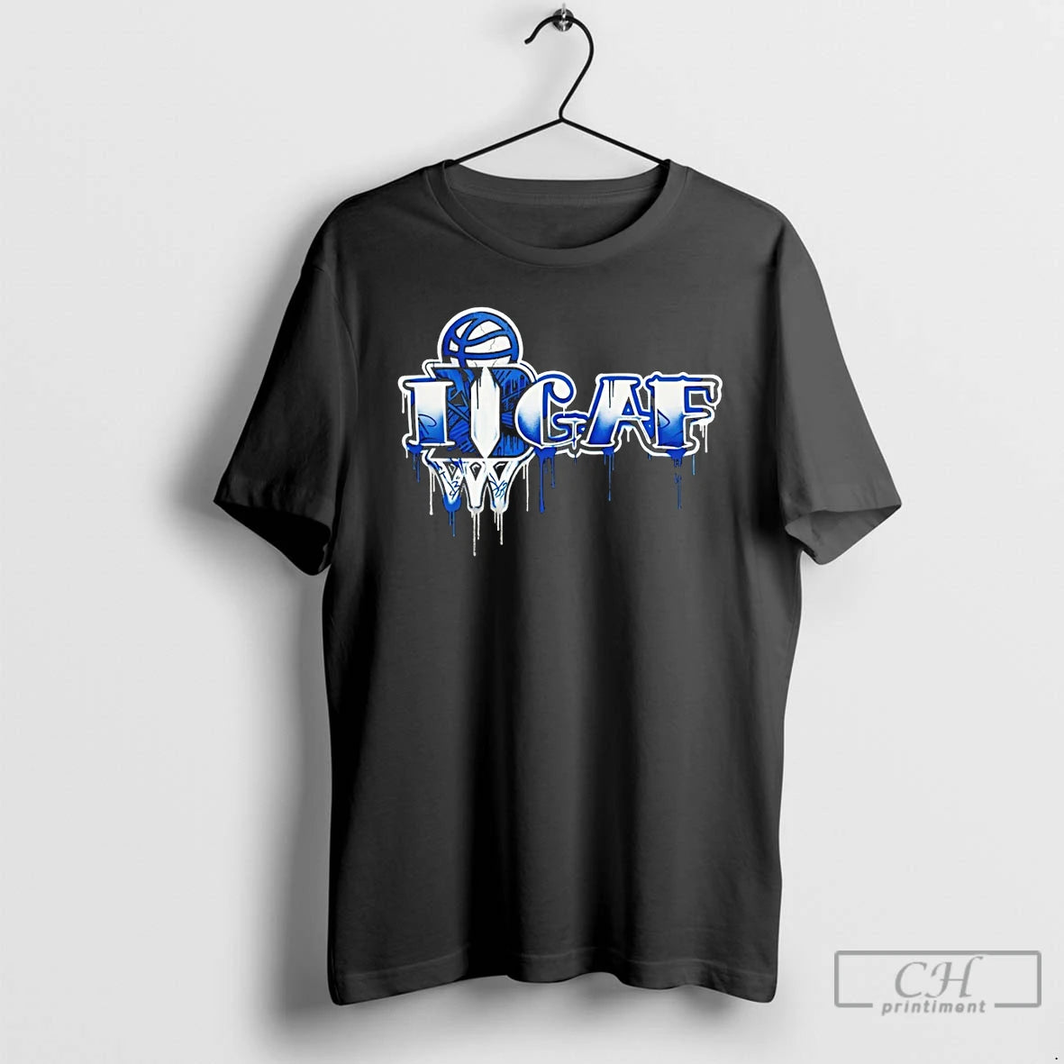 Premium Idgaf Duke Blue Devils Mens Basketball Graffiti