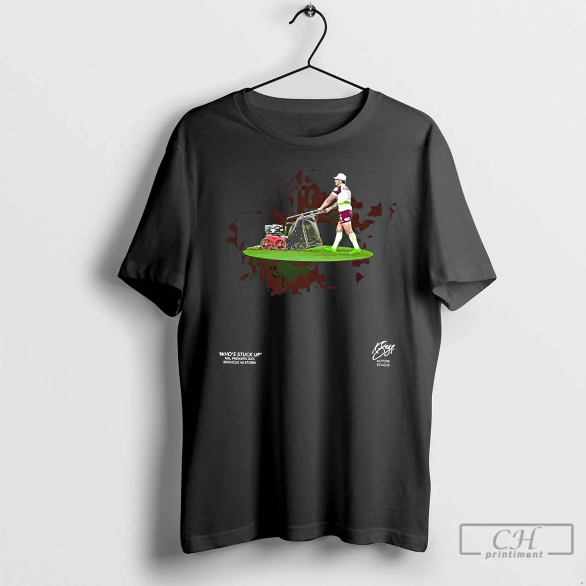Premium Kotoni Staggs Nrl Brisbane Broncos Whos Stuck Up T Shirts