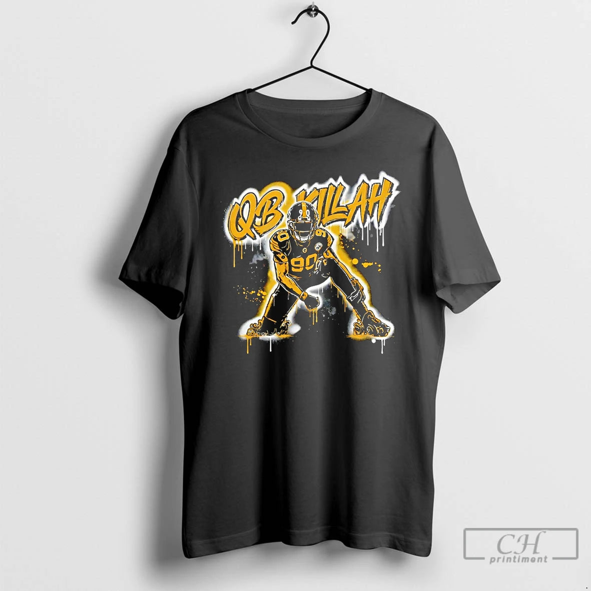 Premium Qb Killah T J Watt Pittsburgh Steelers Football 2026 Graffiti