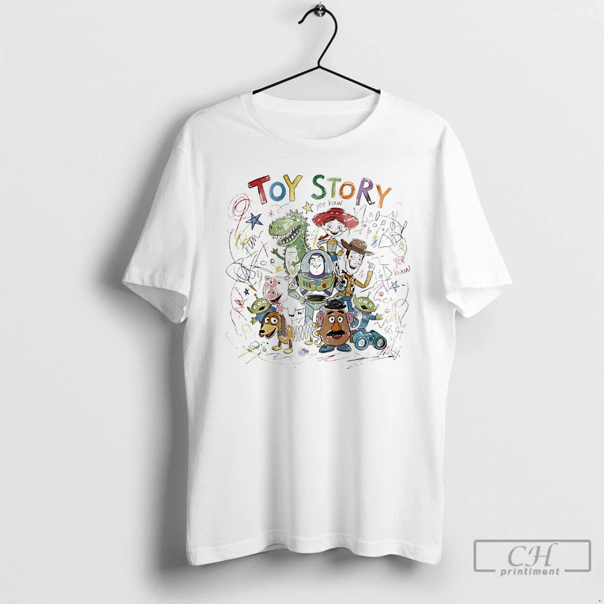 Premium Toy Story Woody And Buzz Yee Haw Disney World Family Trip 2026 T Shirts
