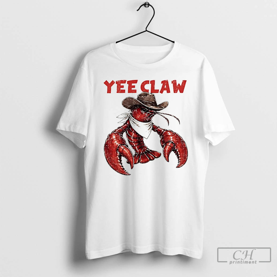 Premium Yee Claw Lobster Cowboy Meme