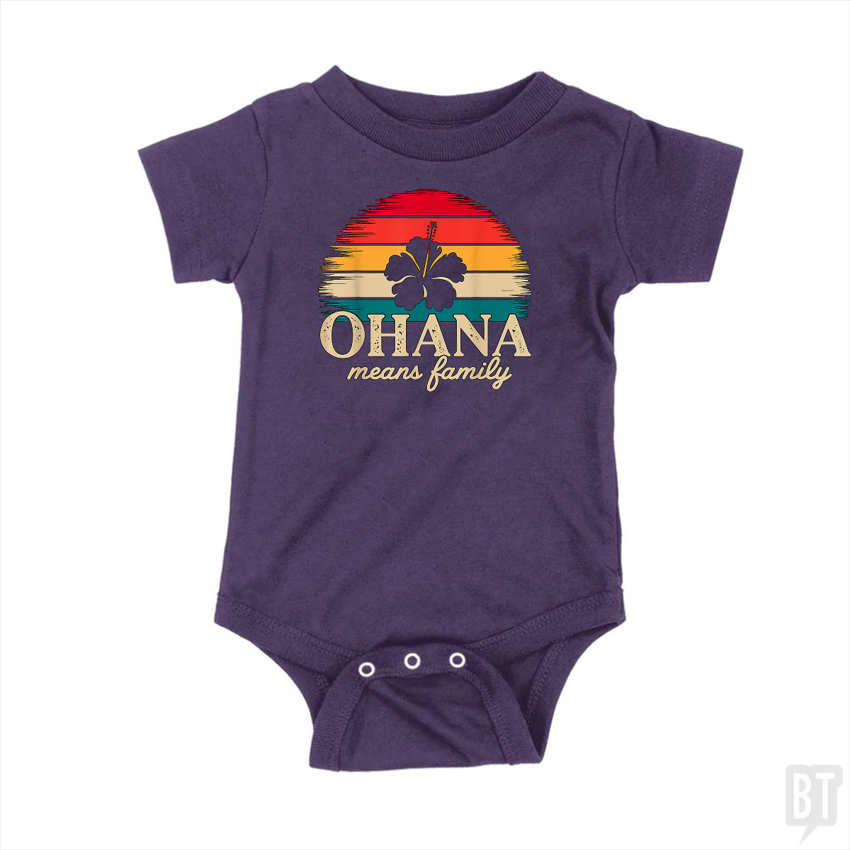 Ohana Means Family Baby One-Piece