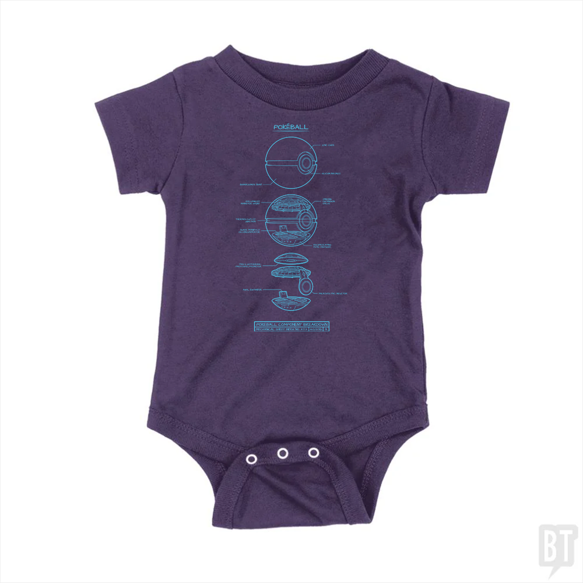 Pokeball  Baby One-Piece