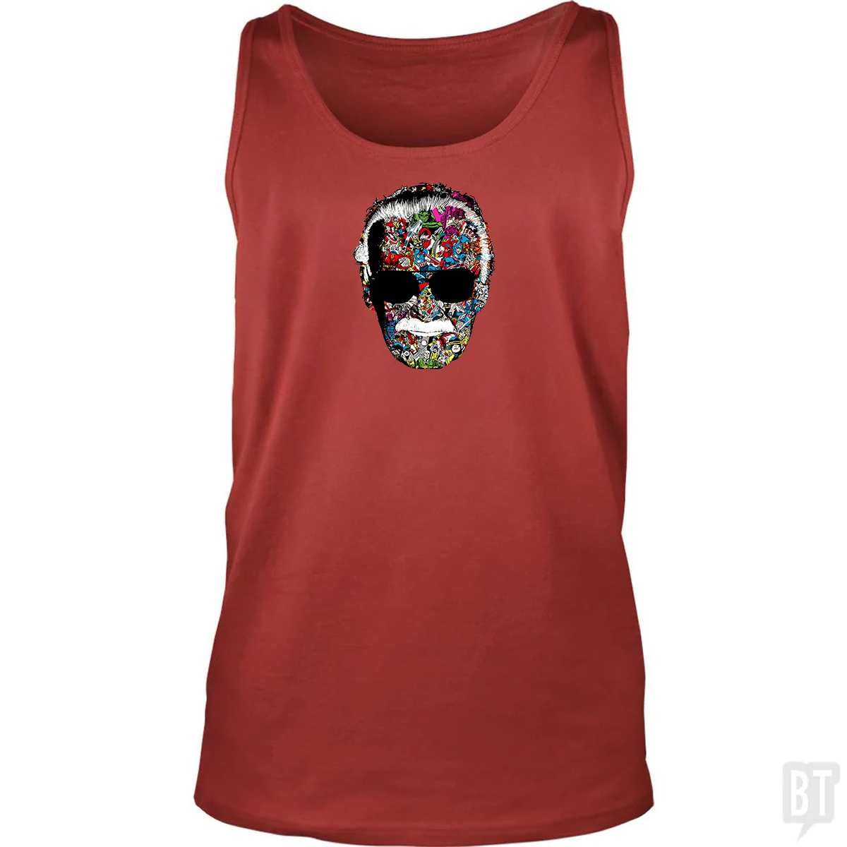 Stan Lee Man of Many Faces Tank Top