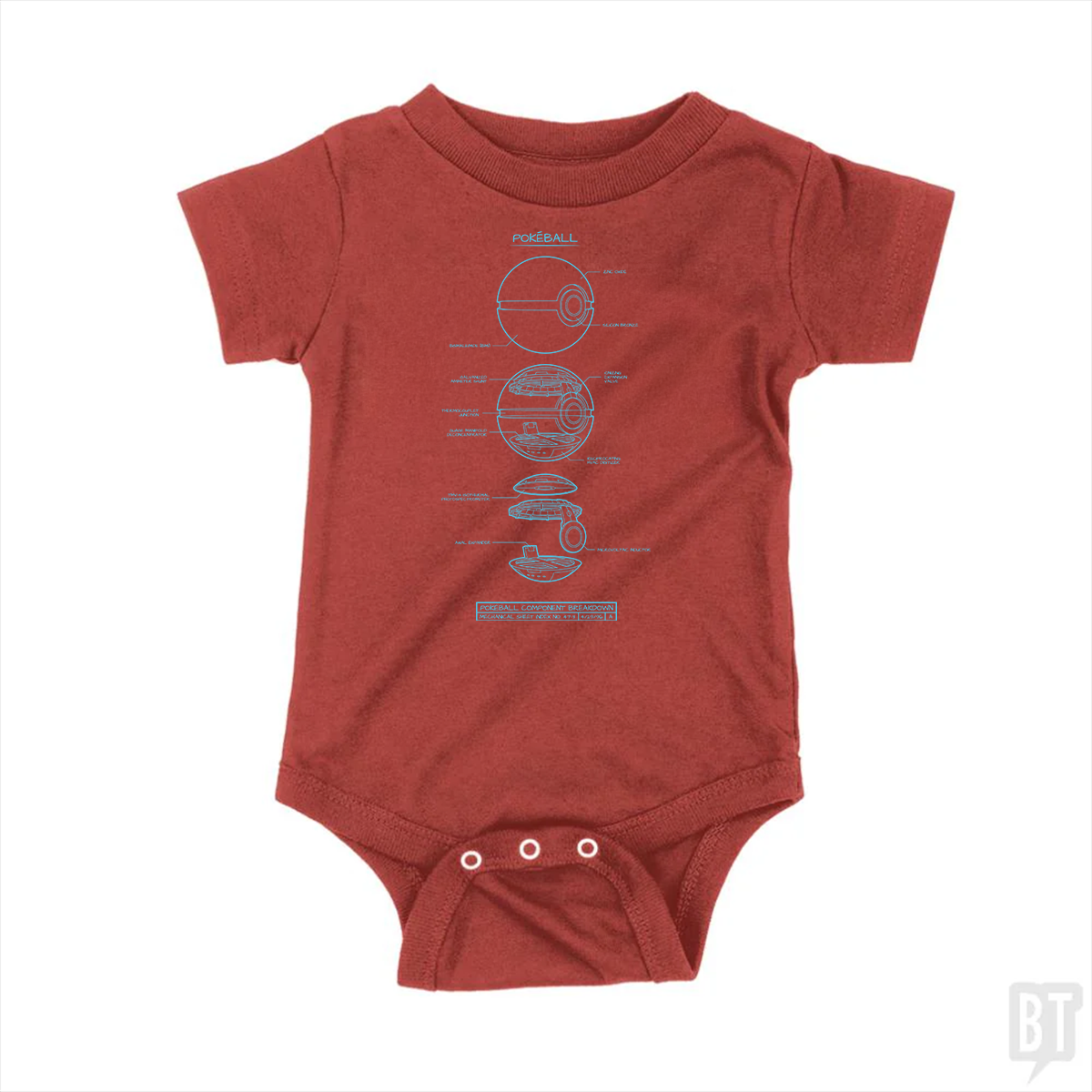 Pokeball  Baby One-Piece