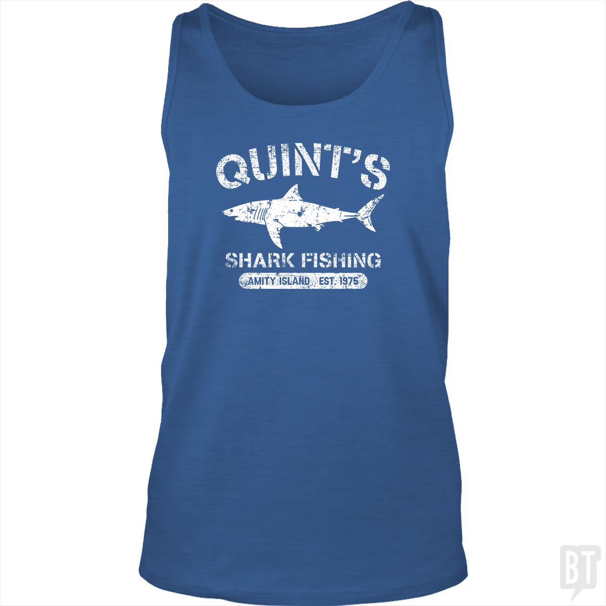 Quint's Shark Fishing Tank Top