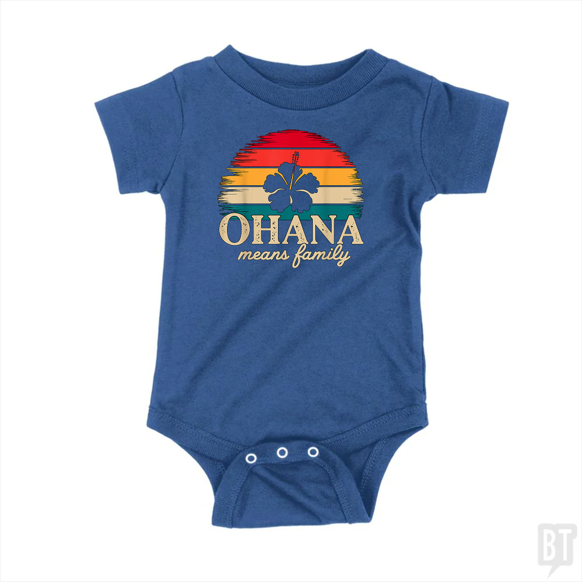 Ohana Means Family Baby One-Piece