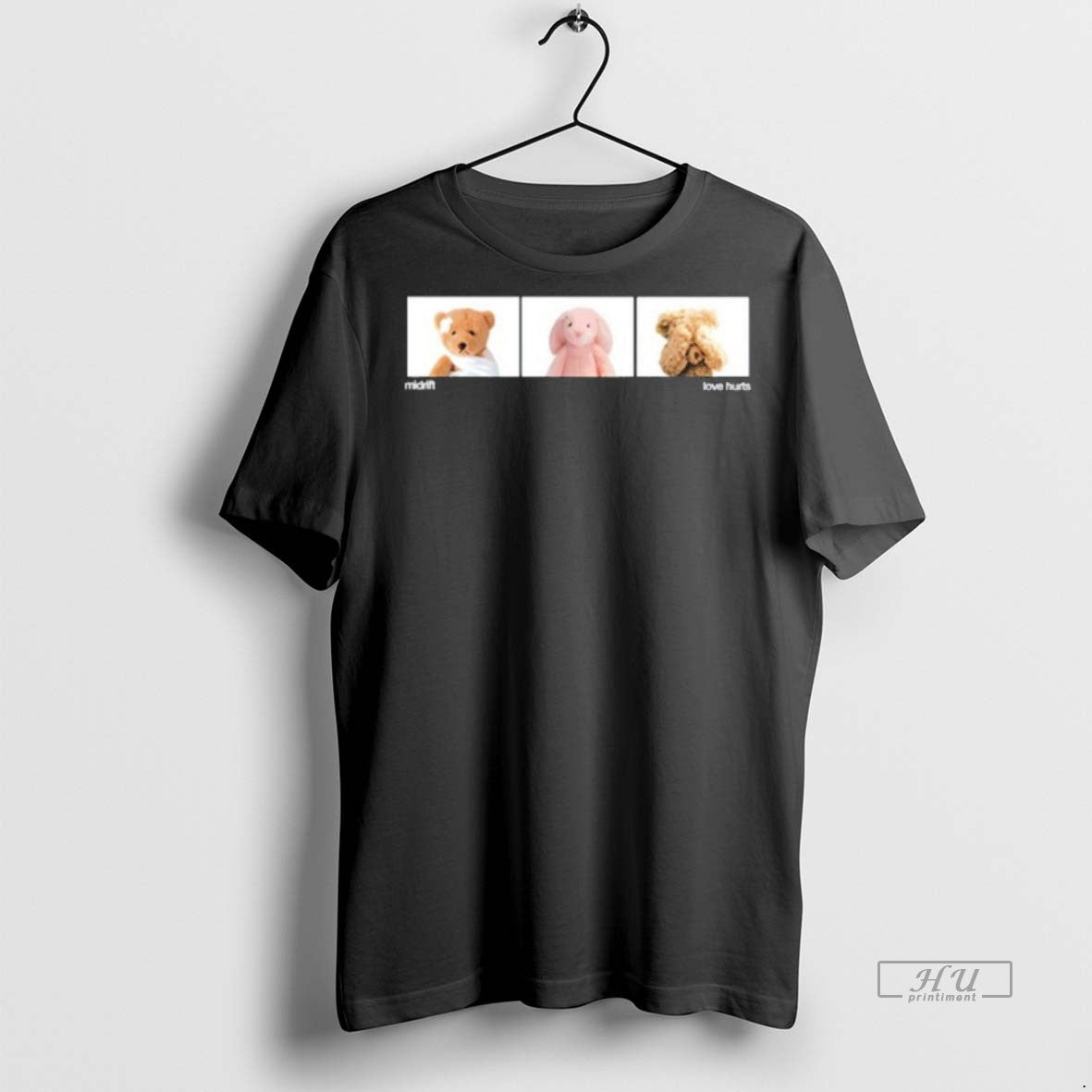 Viral Midrift Love Hurts Tee Shirt Sweater