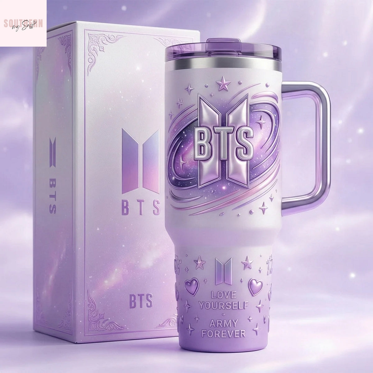 BTS Love Yourself Army Forever Tumbler