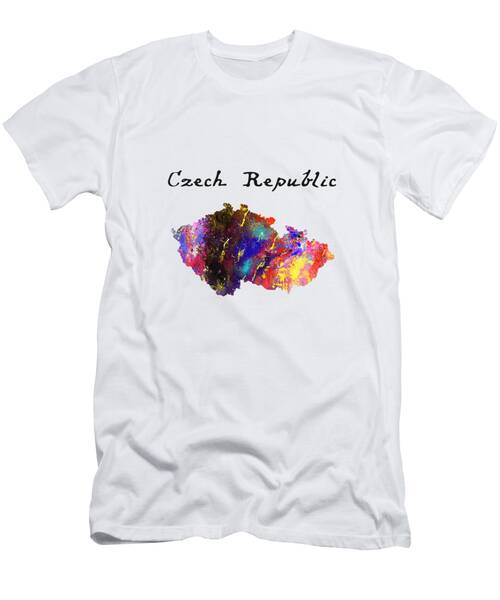 Czech Republic Quote Art Design Inspirational Mot T-Shirt