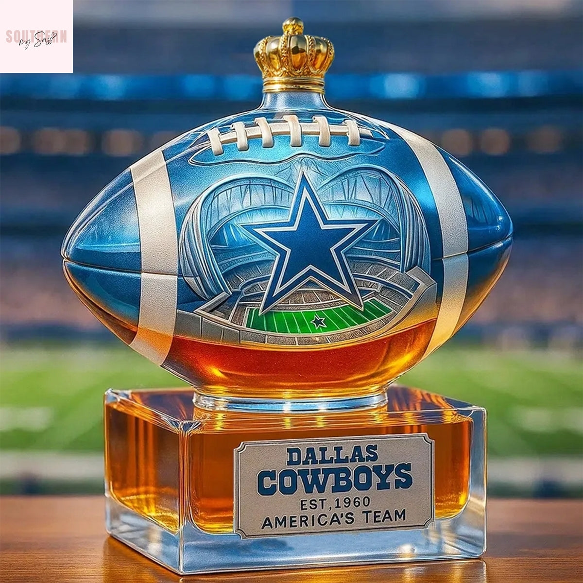 Dallas Cowboys Whiskey Bottle