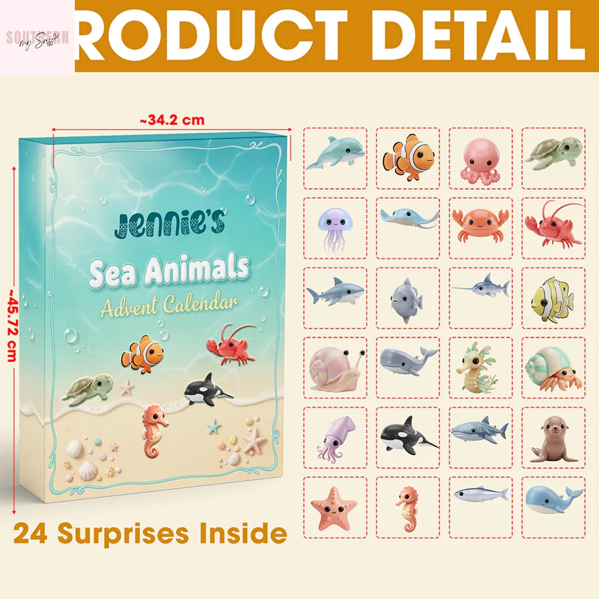 Jennies Sea Animals Advent Calendar