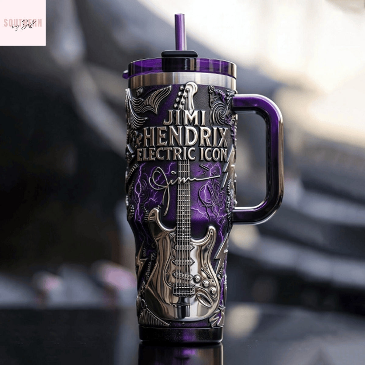 Jimi Hendrix Electric Icon Tumbler