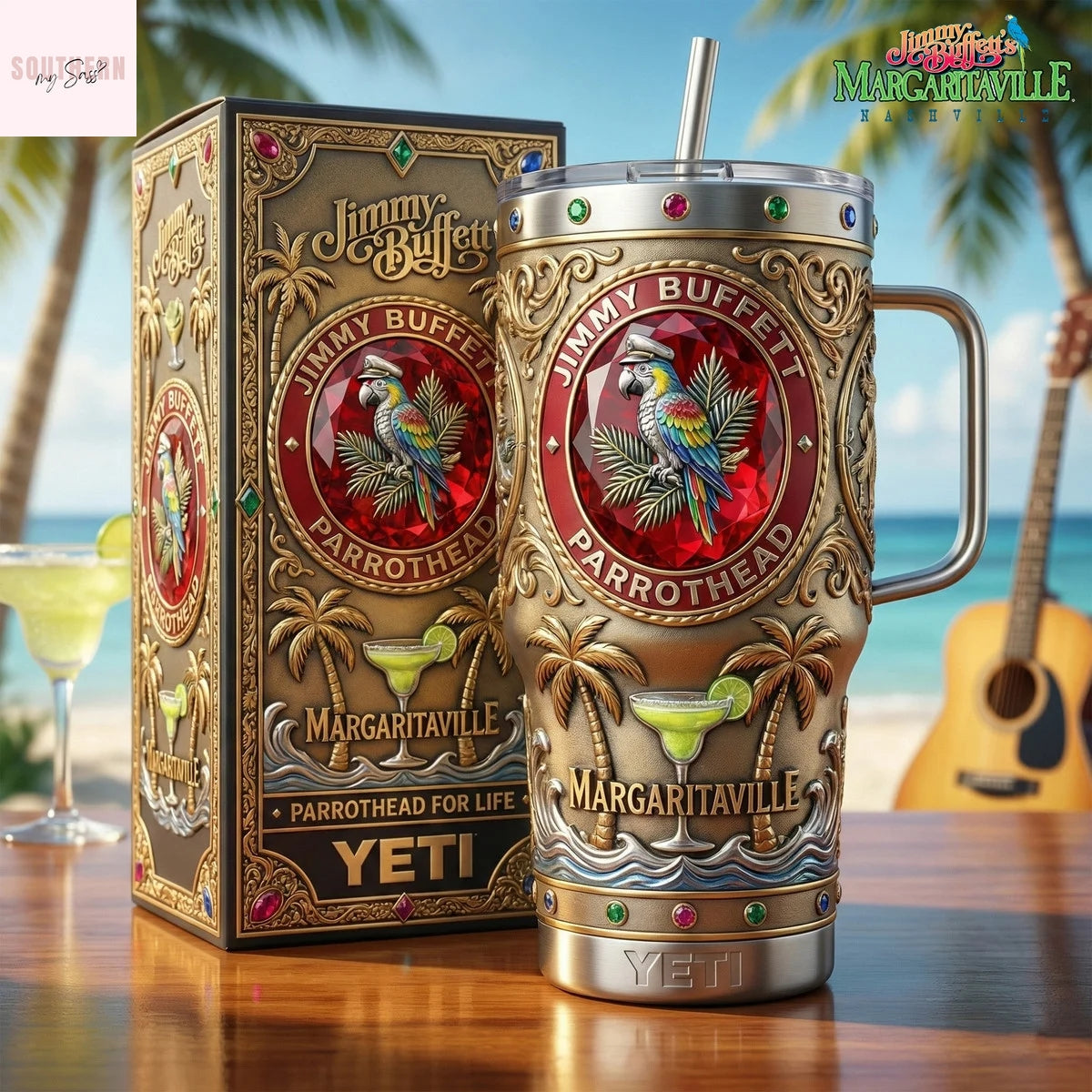 Jimmy Buffett Margaritaville Tumbler