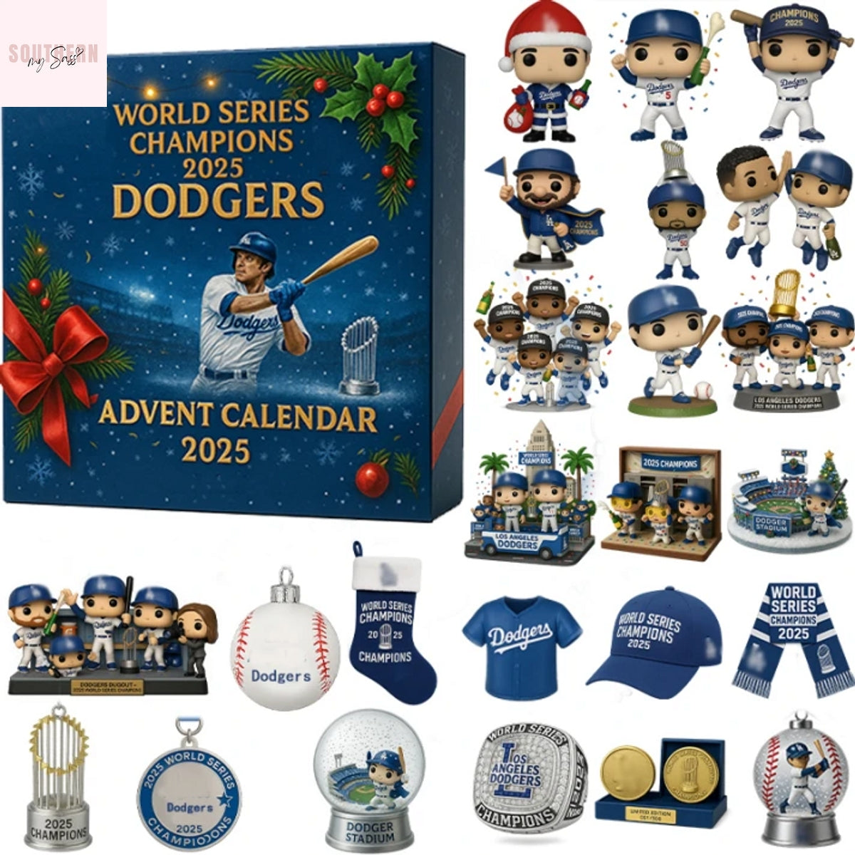 Los Angeles Dodgers 2025 World Champions Advent Calendar