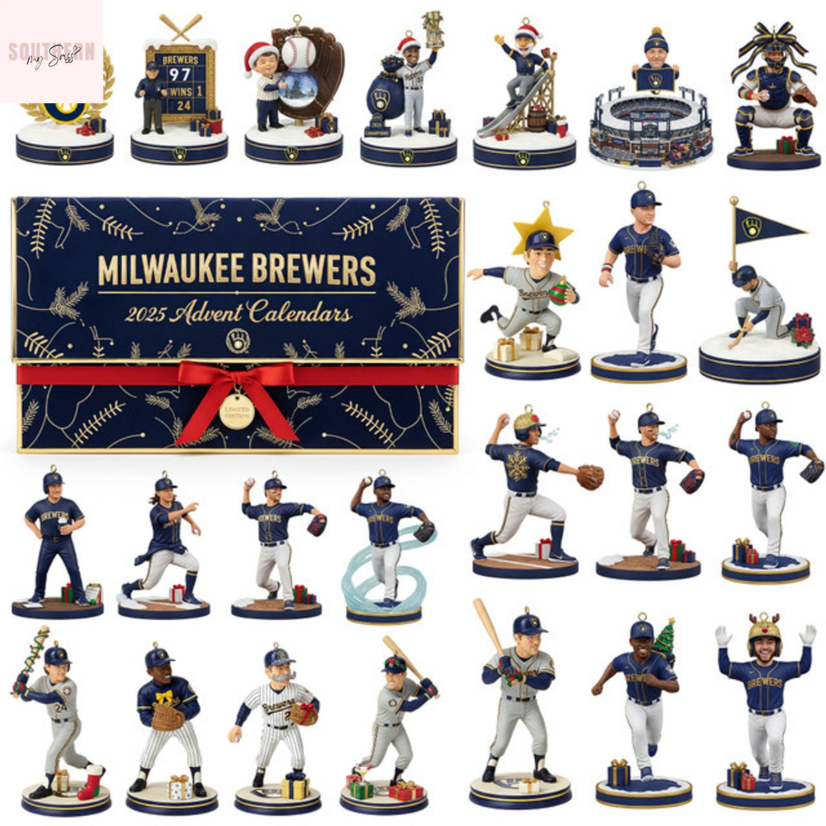 Milwaukee Brewers Advent Calendar 2025 Christmas