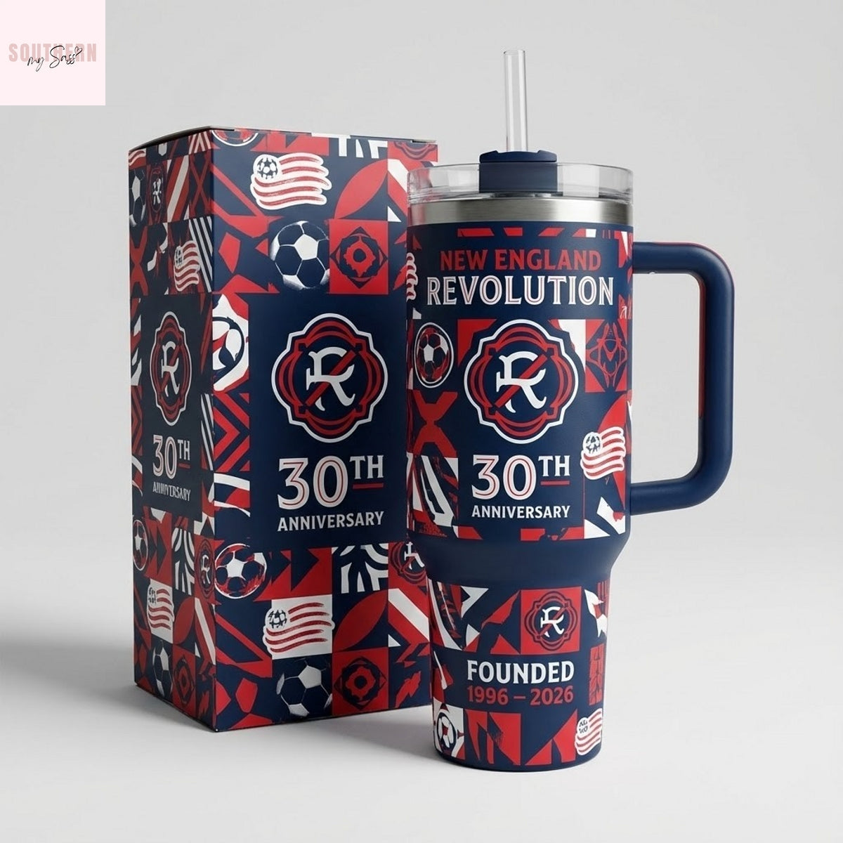 New England Revolution 30th Anniversary Tumbler