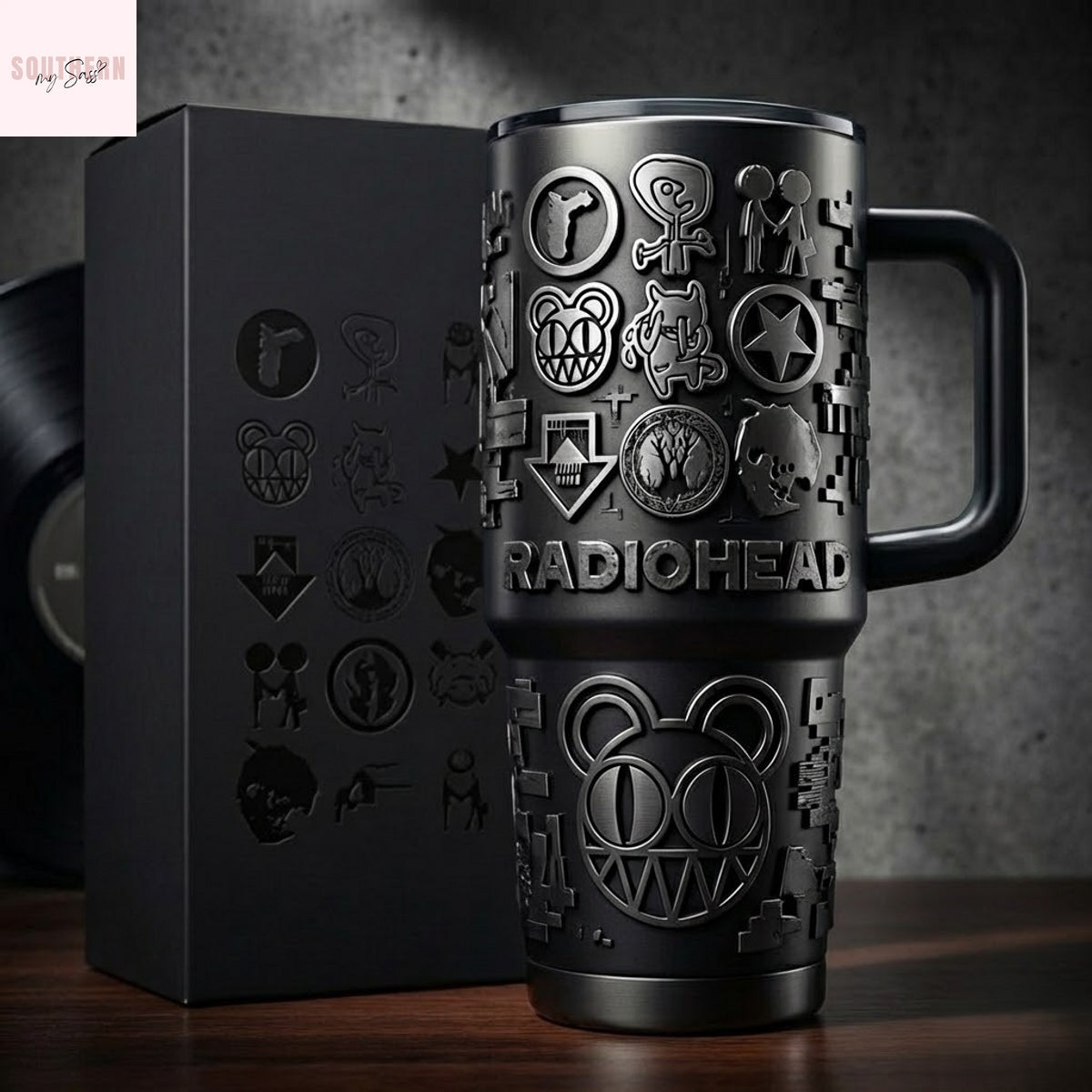Radiohead Black Tumbler